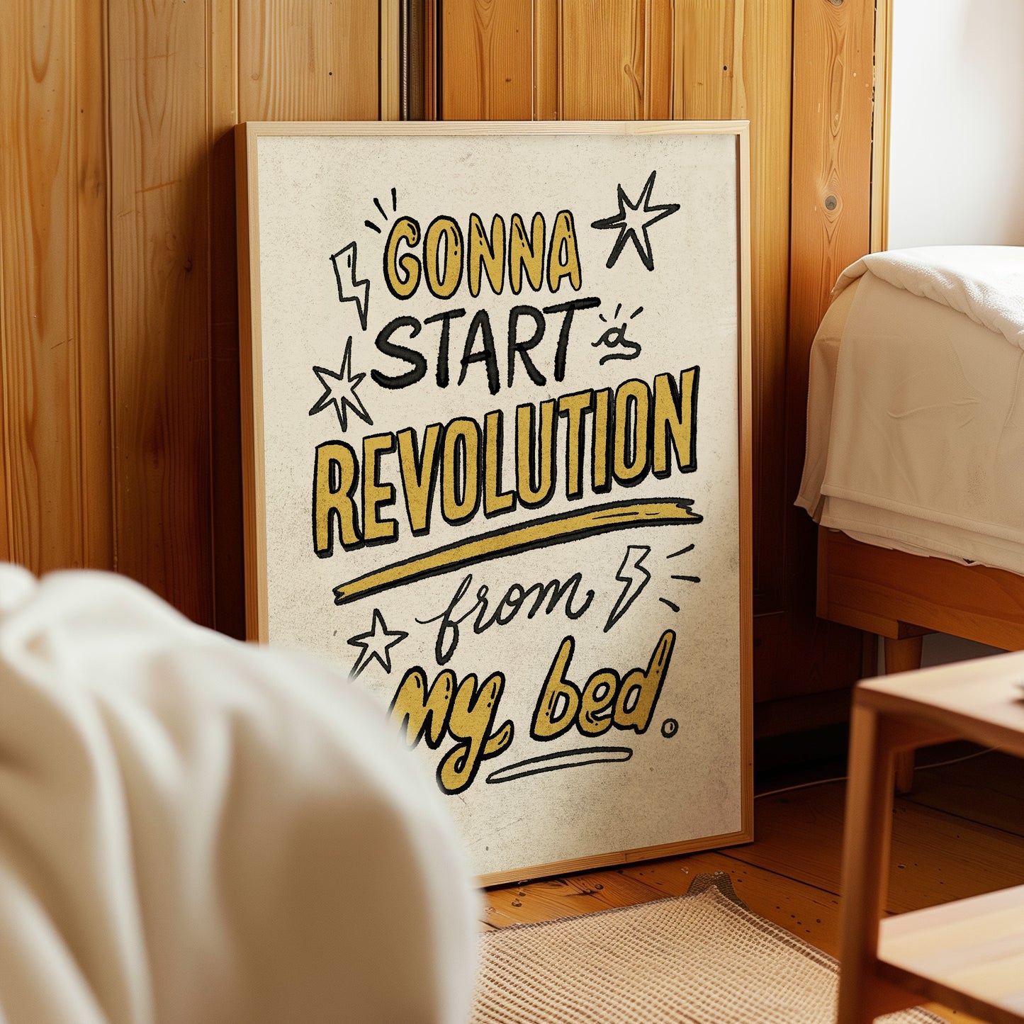 Revolution from my bed