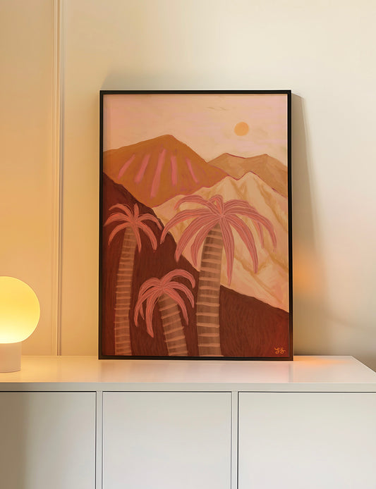 Desert Palm - Framed Print