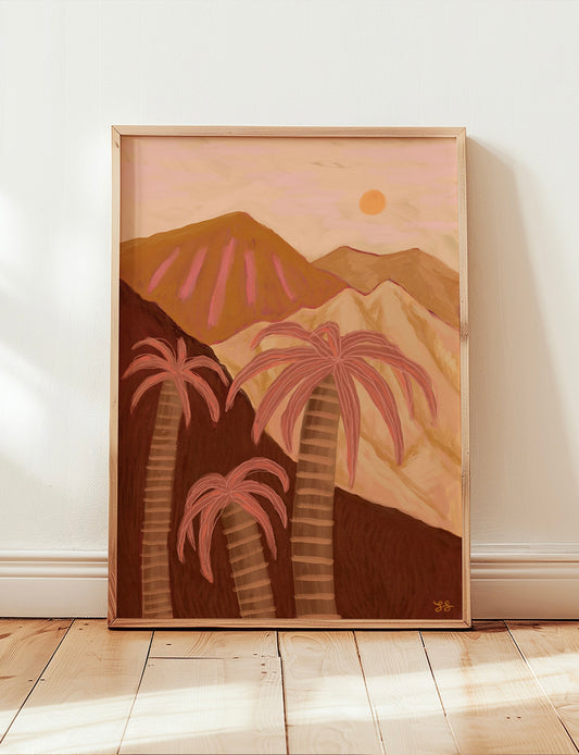 Desert Palm - Print