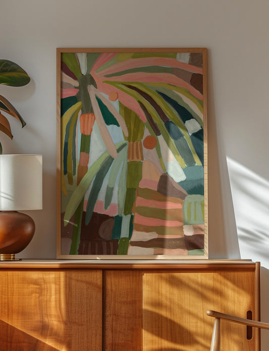 Palm Abstract - Framed Print