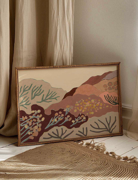 Terracotta Landscape - Print