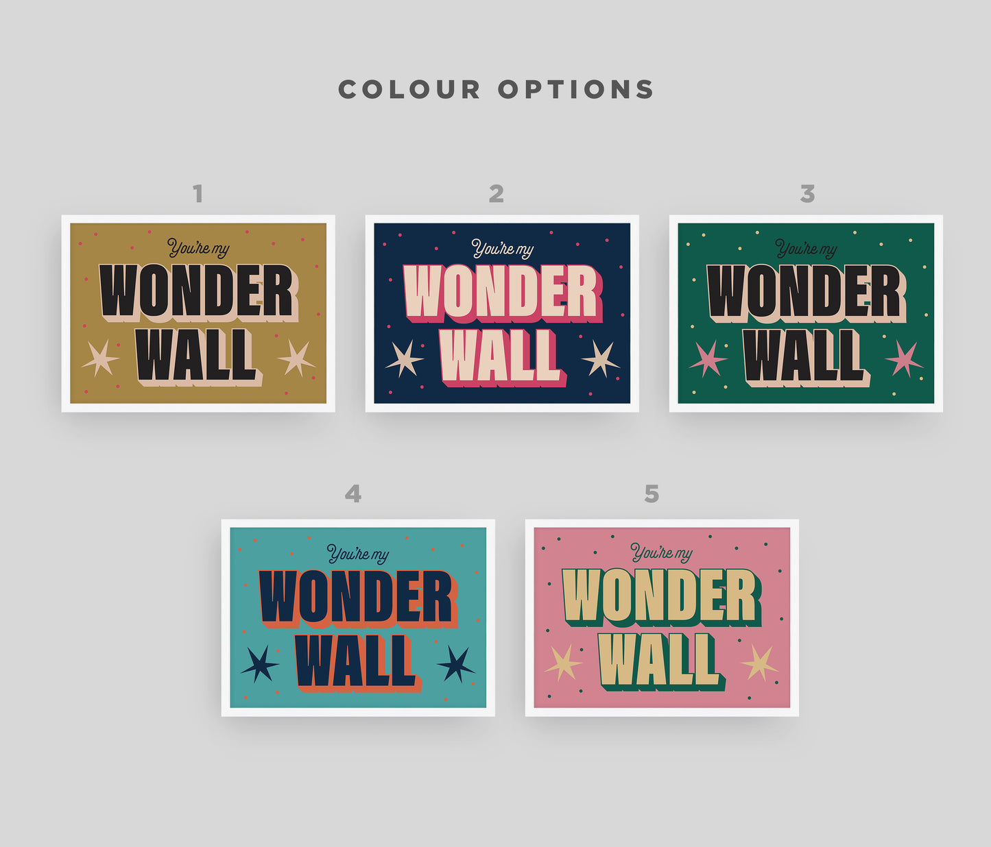 Wonderwall Typography