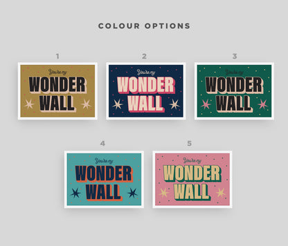 Wonderwall Typography