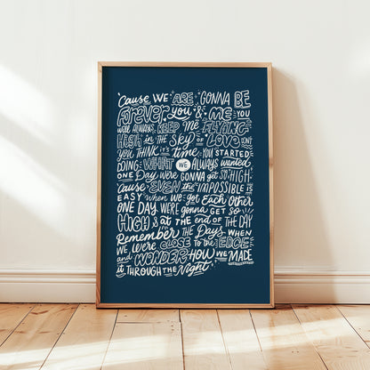 We are gonna be, Forever you and me