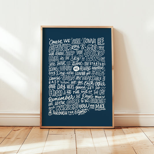 We are gonna be, Forever you and me