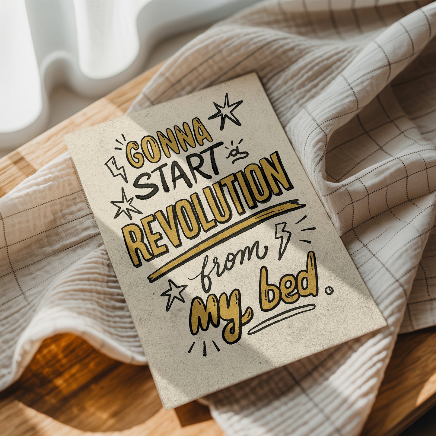 Revolution from my bed