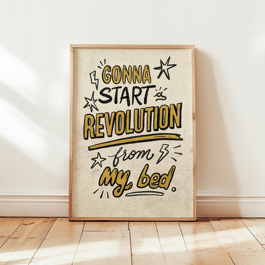 Revolution from my bed