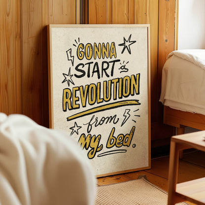 Revolution from my bed