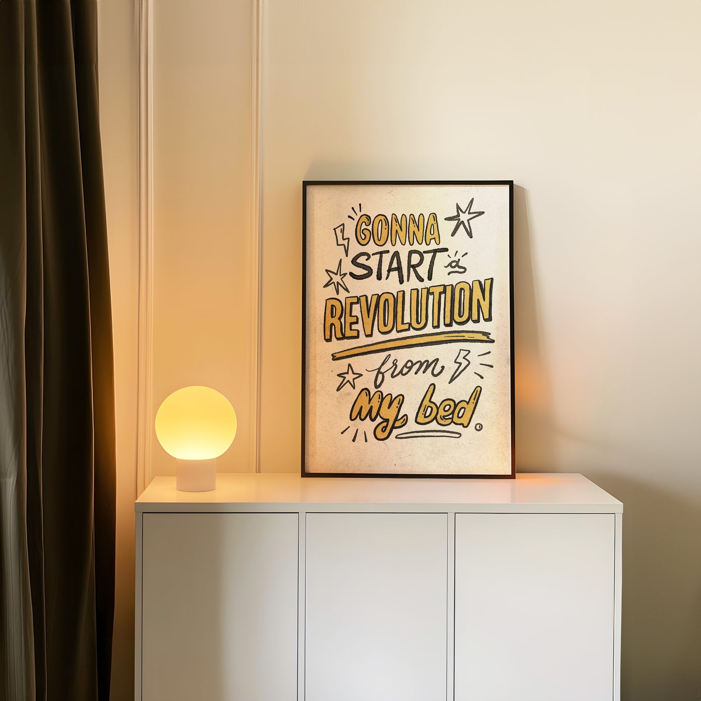 Revolution from my bed