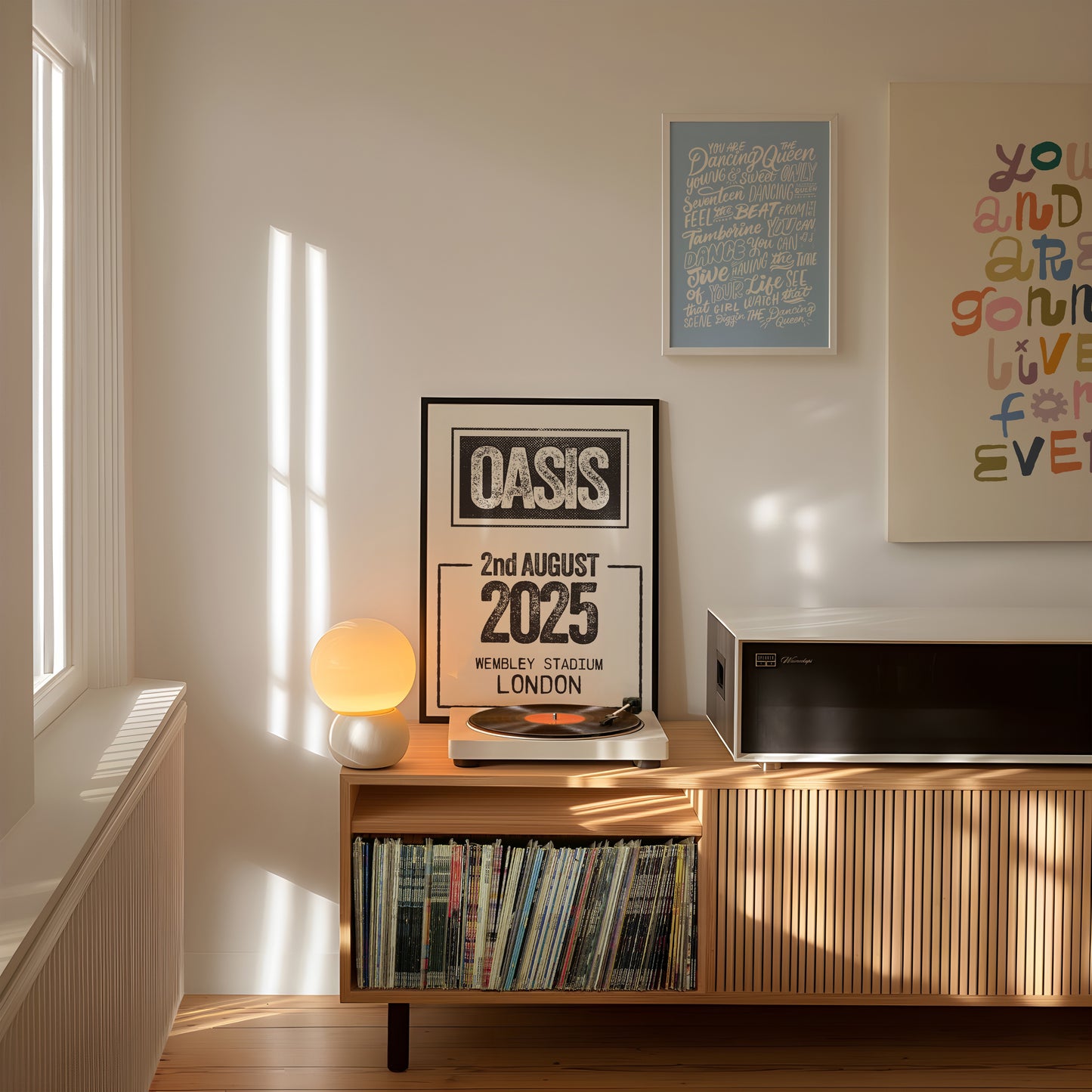 Oasis 2025 - Tour Date Poster