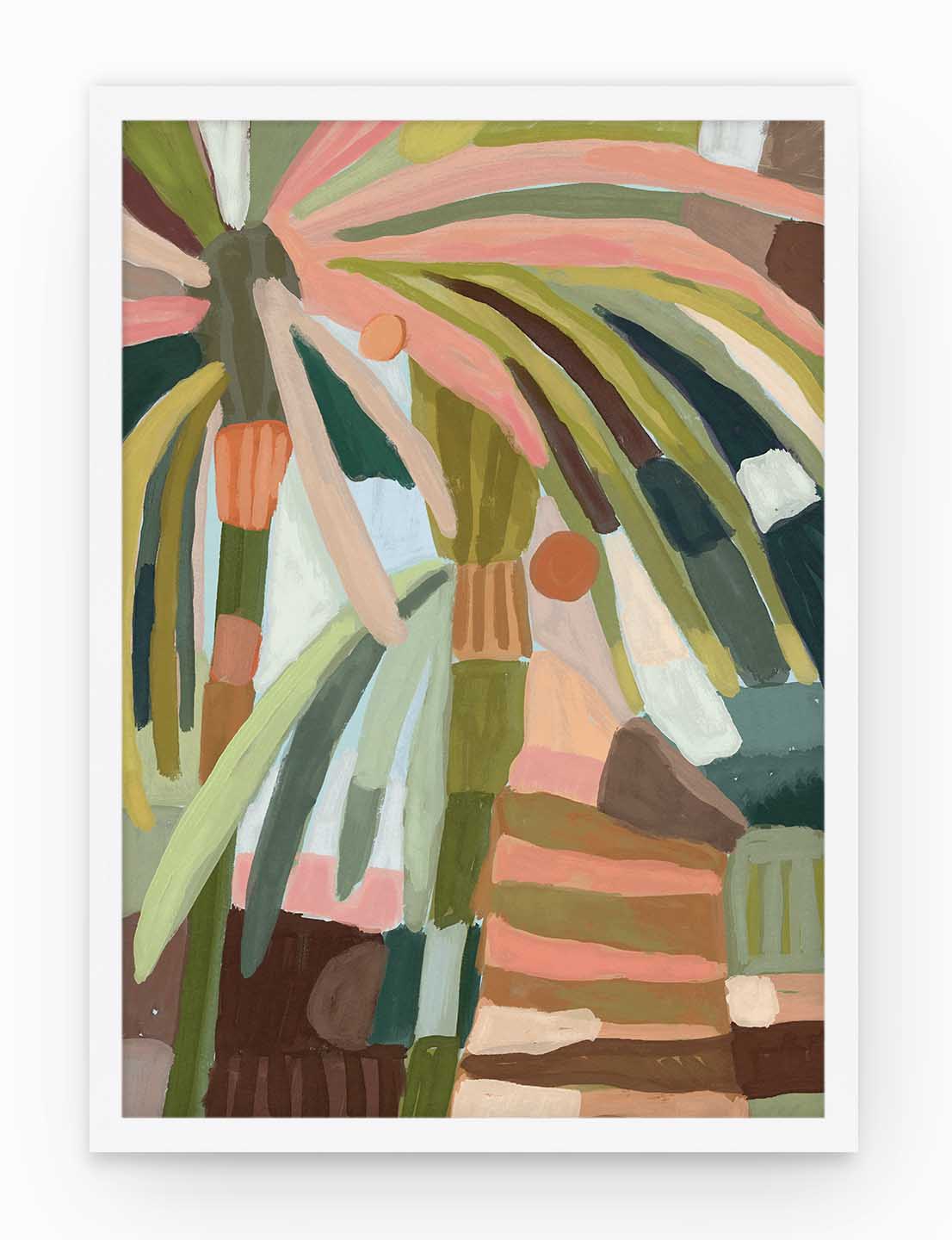 Palm Abstract - Framed Print