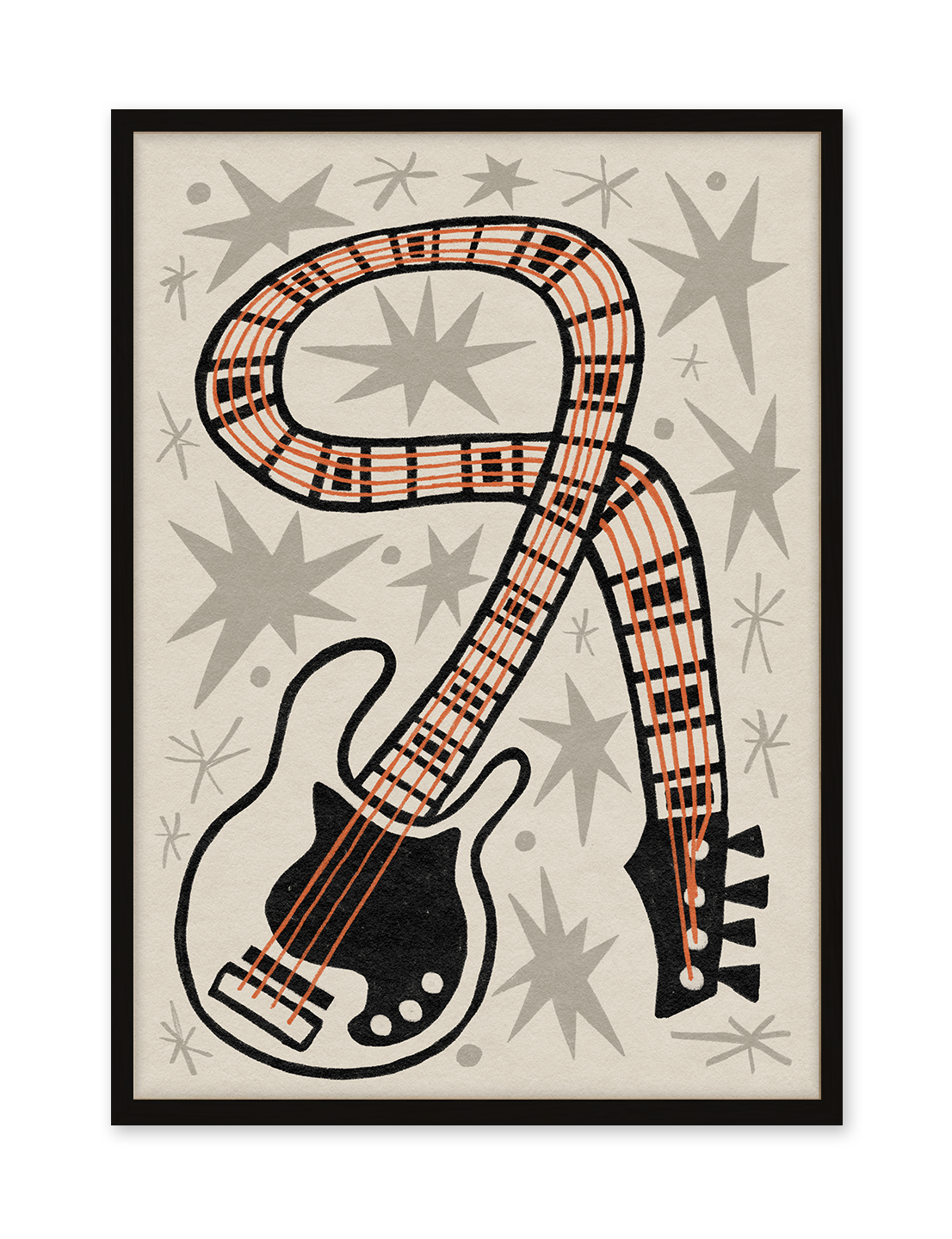 Bass Guitar in Stars